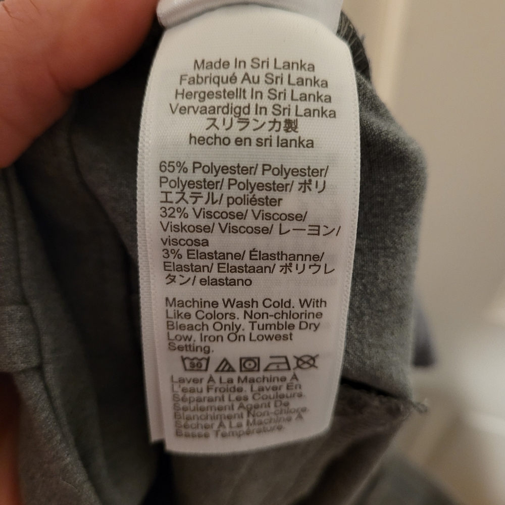 J Crew Factory Full Length Ruby Pants in gray, Size 14, EUC - Picture 4 of 5
